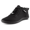 Barfußschuh LEGUANO "Galaxo", Damen, Gr. 46, schwarz, Textil, sportlich, Schuhe, Komfortschuh, Flats, Schnürschuh mit spezieller Halbkugel-Laufsohle