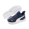 Sneaker PUMA "ANZARUN LITE JR", Gr. 39, blau (peacoat, puma weiß), unifarben, sportlich, Schuhe