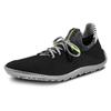 Barfußschuh LEGUANO "Inspiro", Damen, Gr. 37, schwarz (schwarz, grau, neon), Textil, kontrastfarbene Details, sportlich, Schuhe Barfußschuh Schnürschuh, Slip-On-Sneaker, Bequemschuh, Komfortschuh mit Kontrastbesatz