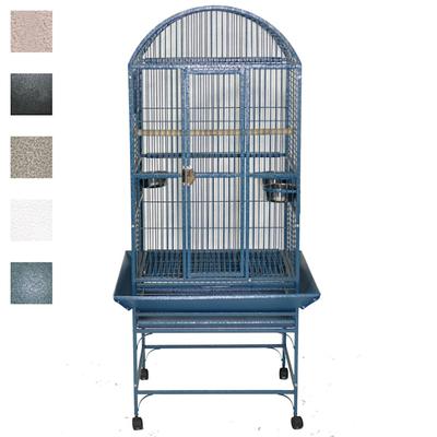 A&E Cage Company Black Classico Dometop Medium Bird Cage, 24" L X 22" W X 61" H