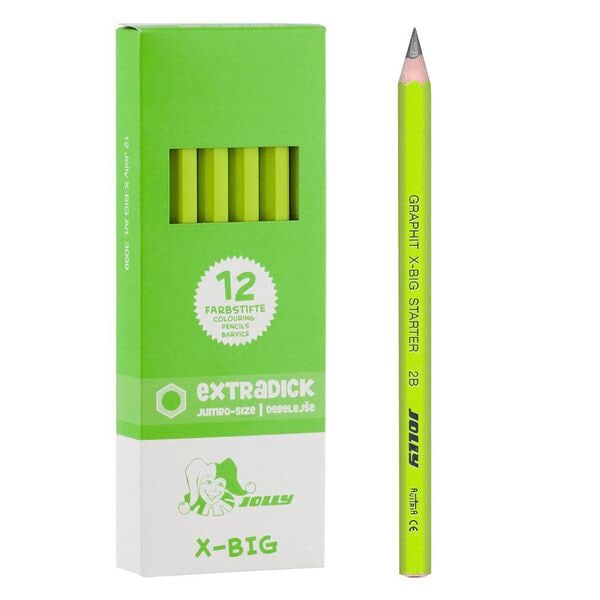 JOLLY 12x Bleistifte 2B grün Image