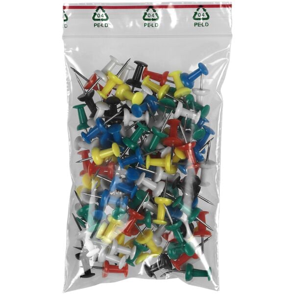 OTTO Office 100 Druckverschlussbeutel 18,0 x 25,0 cm 50 mic transparent, 18 cm Image