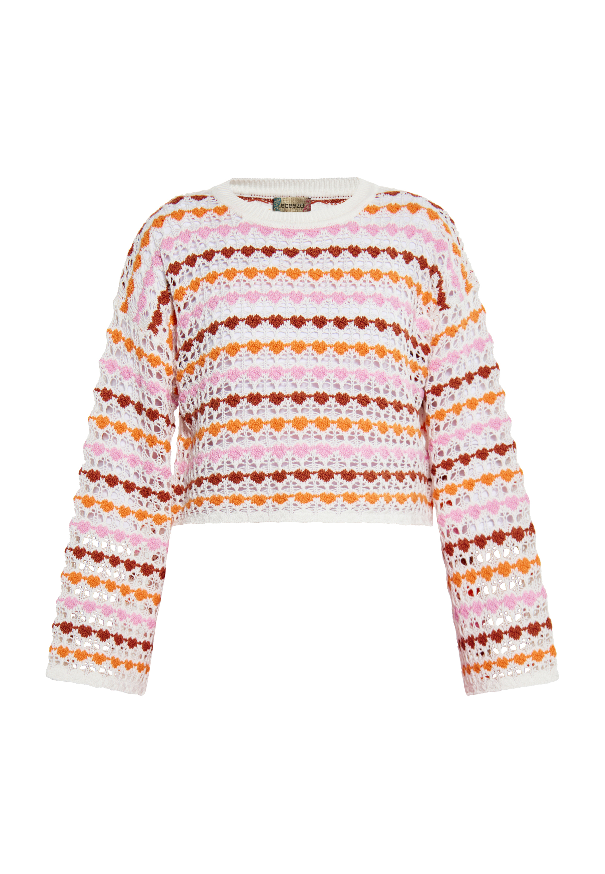 Mymo Pullover Frauen Orange Mehrfarbig Image