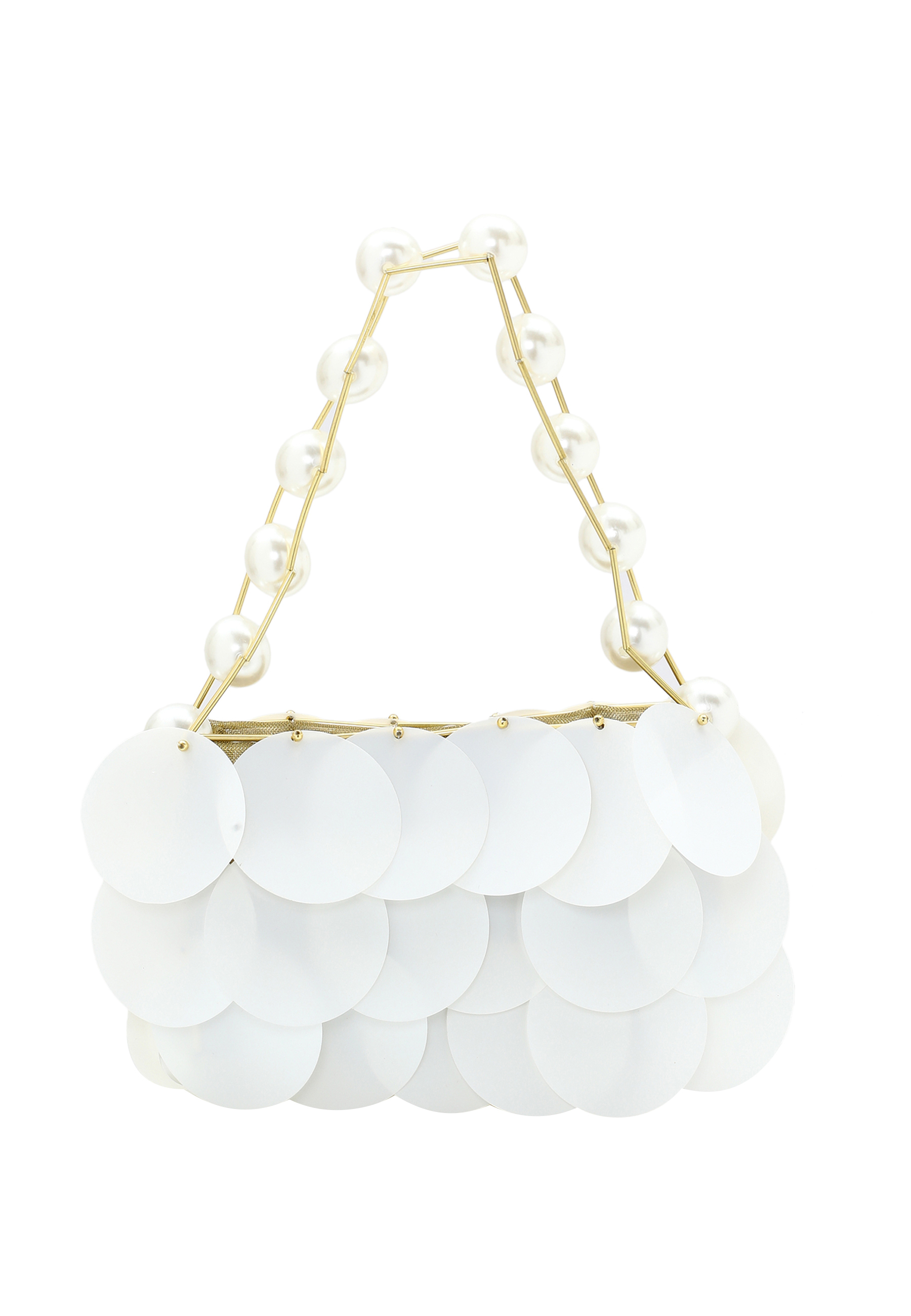 Mymo Handtasche Frauen Wollweiß Image