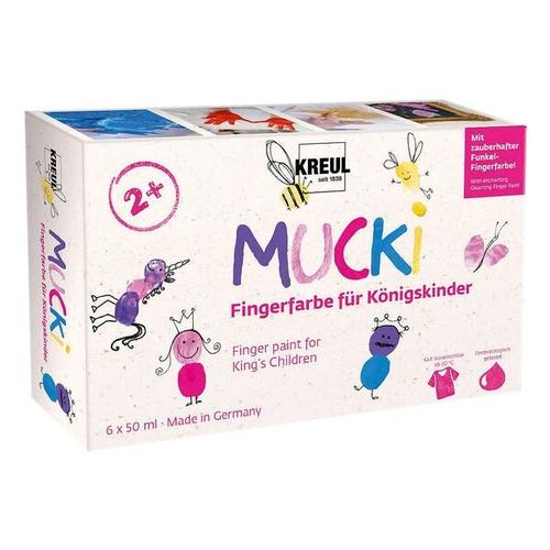 KREUL Fingerfarben »MUCKI Königskinder« 6 x 50,0 ml