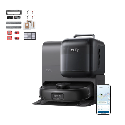 eufy Saug- und Wischroboter Omni E28 mit All-in-One-Wartungspaket
