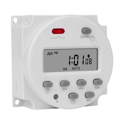 Tlily - 1 Sekunde Intervall 220V Digital lcd Timer Schalter 7 WöChentlich Programmierbarer Image