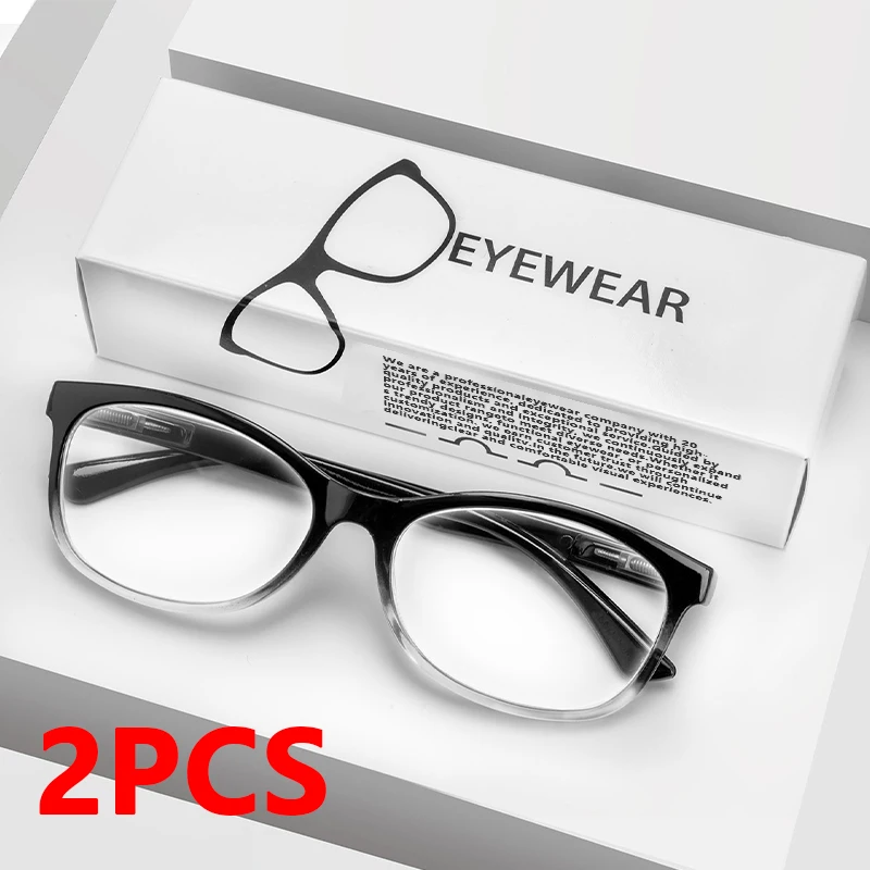 2 Stück Autofokus Presbyopie-Brille High-Definition-Universal-Lesebrille für Männer und Frauen Image