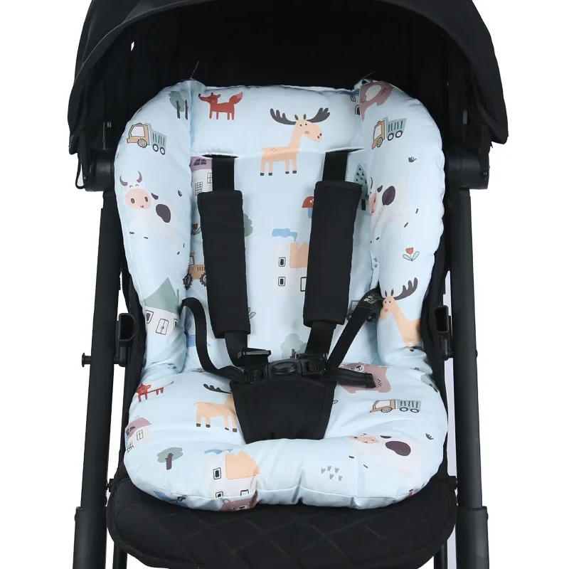 Baby Kinderwagen Kissen Geeignet für Herbst und Winter Warme Kissen Baby Sicherheit Sitz Kinderwagen Baumwolle Pad Kissen Matte Baumwolle Image