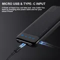 Per Xiaomi Power Bank 10000mAh Batteria esterna Display a LED Doppia USCITA USB Caricatore Power Bank di ricarica per telefono cellulare intelligente