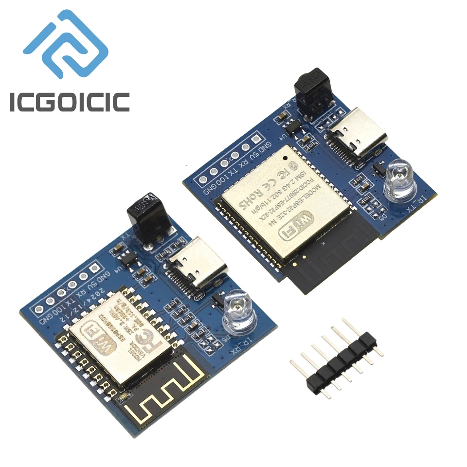 ESP8266/ESP32 IR-Sender- und Empfängermodul – NEC-Protokoll WiFi transparente Übertragung für Smart Home Control Image