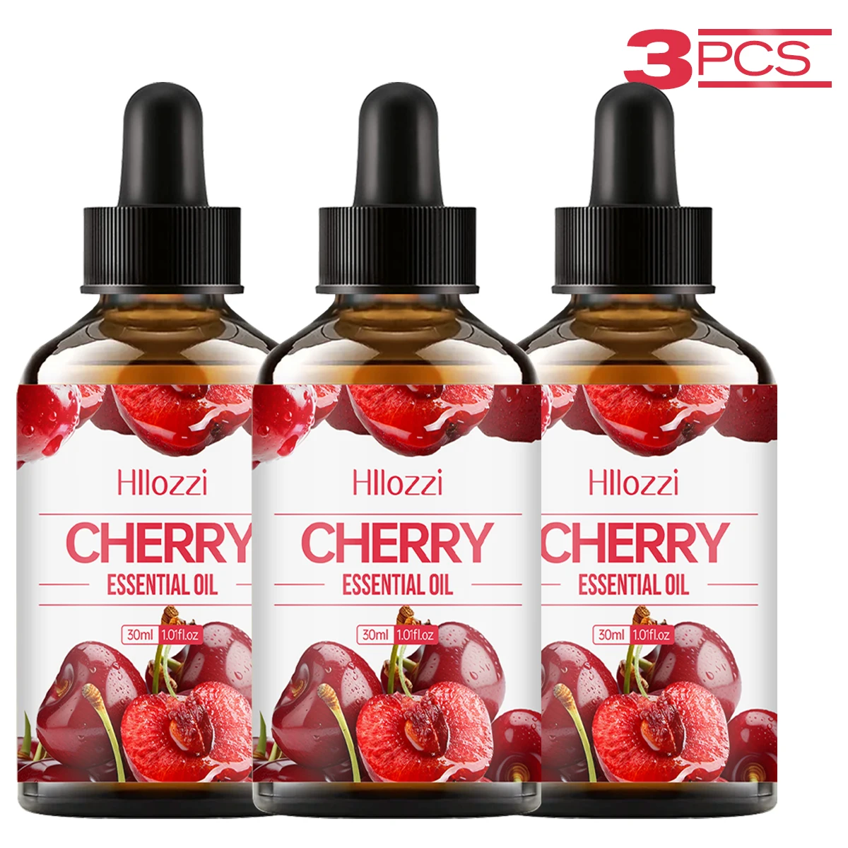 30 ml ätherisches Pflanzenöl, 3er-Pack, ätherisches Fruchtöl, Aromatherapie, Seife – Herstellung, ätherisches DIY-Öl, multifunktionales Esse Image