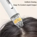 Applicatore per cuoio capelluto Pettine liquido Mini pettine per massaggio Olio essenziale Liquido Guida Massaggiatore Anti perdita di capelli Strumenti per la cura del cuoio capelluto