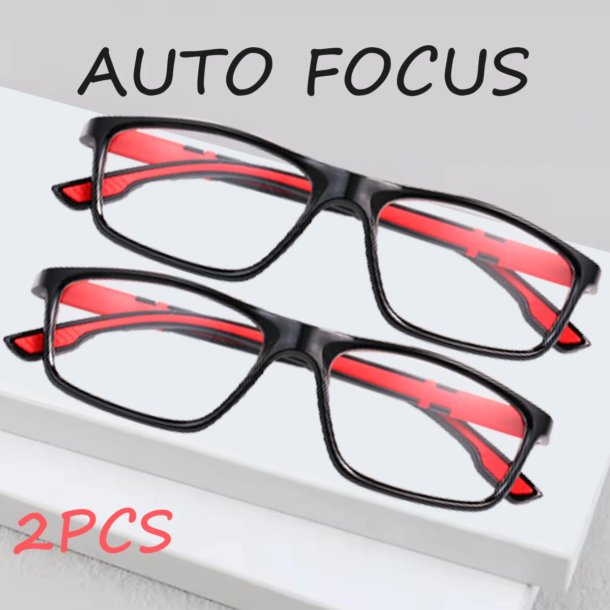 1/2/3/4PCS VOPHA Autofokus Lesebrille, leichte Anti-Augen-Modische Computer-Presbyopie-Brille für Damen und Herren Image
