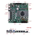 Scheda madre ITX Intel N150 N100 6 alloggiamenti 6 * SATA3.0 2 * M.2 NVMe Nas Scheda madre 4 * 2.5G LAN 1 * PCIE X1 1 * DDR5 Computer firewall a bassa potenza