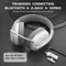 ATTACK SHARK L80 Ultraleichtes Tri-Mode-Gaming-Headset Leichtes kabelloses Gaming-Headset für PC/PS4/PS5/Switch/Xbox