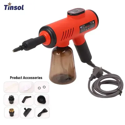 Handheld Dampf Reiniger Hochdruck Hohe Temperatur Sterilisation Haushalt Küche Klimaanlage Dunstabzugshaube Reiniger 1200W Image