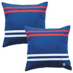 El Ganso - 2er-Set Kissen 40x40cm 100% Baumwolle 300GSM - Marineblau Image