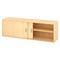 bümö Lowboard Schiebetürenschrank in Ahorn - Büromöbel Sideboard aus Holz, 160 cm breit, Büroschrank nur 40 cm schmal, Büro Schrank mit Schiebetüren