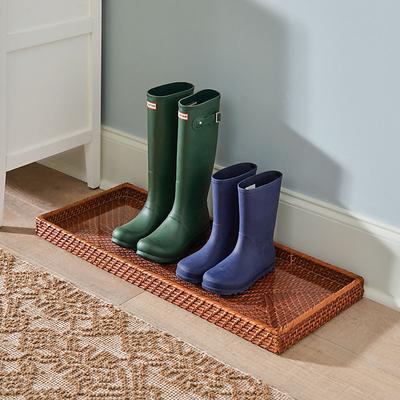 Piper Woven Boot Tray - Ballard Designs