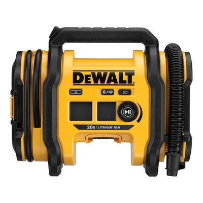 DeWalt 20V MAX Portable Tire / Air Inflator with DC Power Cord and Accessories DCC020IB - 3/16 hp