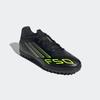 Fußballschuh ADIDAS PERFORMANCE "F50 CLUB KUNSTRASEN E", Gr. 39, schwarz (core schwarz, iron metallic, lucid lemon), Synthetik, sportlich, Schuhe, geeignet für harte Untergründe Asche und Kunstrasen