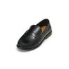 Loafer MARC O'POLO "aus hochwertigem Rindleder", Damen, Gr. 39, schwarz, Obermaterial: 100% Leder (Rind), Schuhe
