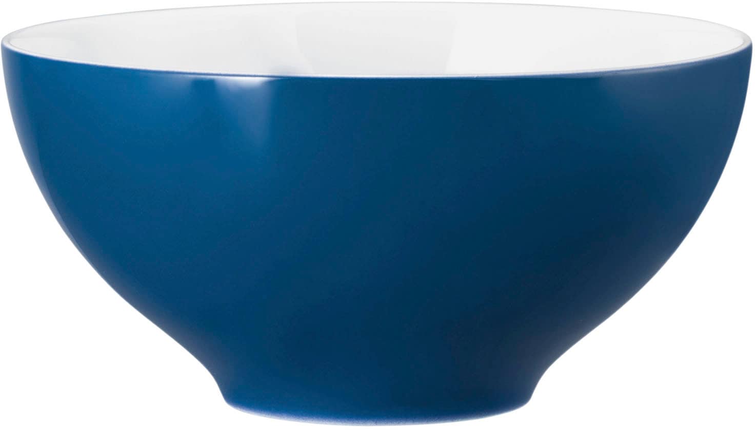 Schüssel SELTMANN WEIDEN "Life Fashion", weiß, classic blau, B:15,5cm H:7,5cm L:15,5cm T:15,5cm Ø:15,5cm, Porzellan, Schüsseln, Schale rund, 15,5 cm