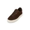 Sneaker MARC O'POLO "aus Veloursleder", Herren, Gr. 42, braun (schwarz earth), Obermaterial: 100% Leder (Rind), unifarben, Schuhe