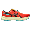 Trailrunningschuh ASICS "FUJI LITE 6", Gr. 43,5, rot clay, schwarz, Textil, sportlich, Schuhe, leichter Trailrunningschuhe