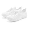 Sneaker VIVANCE "Halbschuh, Freizeitschuh", Damen, Gr. 41, weiß, Obermaterial: 50% Lederimitat, 50% Textilmaterial. Futter: 100% Textilmaterial. Decksohle: 100% Textilmaterial. Laufsohle: 100% Synthetik, unifarben, casual, Schuhe, mit Kordelzug und...