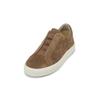 Sneaker MARC O'POLO "aus Veloursleder", Herren, Gr. 41, grau (schwarz taupe), Obermaterial: 100% Leder (Rind), unifarben, Schuhe