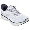 Slip-On Sneaker SKECHERS "Flex Appeal 5.0 - Easy Breezy", Damen, Gr. 39, weiß (weiß, kombiniert), Textil, sportlich, Schuhe, Sportschuh, Freizeitschuh mit Skechers Hands Free Slip-ins