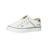 Sneaker MUSTANG SHOES "Mustang Shoes Slipper Lederimitat/Textil", Damen, Gr. 40, weiß, Lederimitat, Textil, casual, Schuhe
