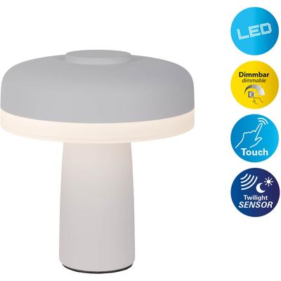 NÄVE LED Tischleuchte "Pilu", weiß, 1 flammig, H: 16,50cm,, Lampen, Akku, inkl. USB-Kabel 80cm, stufenweise dimmbar per Berührungssensor Image