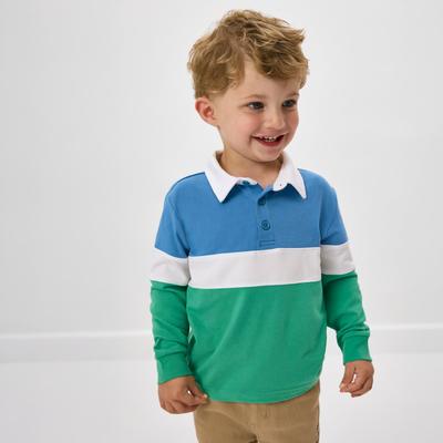 Crisp Green Rugby Shirt - 18-24 months