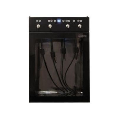 Vinotemp VT-WINEDISP4 Black Wine Accessories Four Bottle Wine Dispenser with Digital LED Temperature