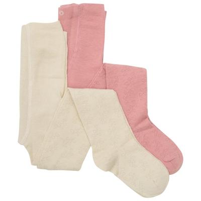 Minymo - Kid's Stockings with Pattern No. 124061 2-Pack - Strumpfhose Gr 92/98 beige Image