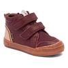 Winterstiefel BISGAARD "cuba tex", Kinder, Gr. 30, rot (bordeaux), Leder, klassisch, Schuhe, Klettschuh mit TEX-Membrane, Größenschablone zum Download