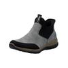 Stiefelette RIEKER "Rieker Stiefelette Lederimitat", Damen, Gr. 41, schwarz, stone, Lederimitat, casual, Schuhe