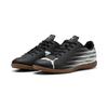 Fußballschuh PUMA "ATTACANTO II IT", Gr. 42,5, schwarz-weiß (puma schwarz, puma weiß), Synthetik, bedruckt, sportlich, Schuhe, für Halle und Straße