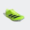Laufschuh ADIDAS PERFORMANCE "ADIZERO SPRINTSTAR SPIKE", Gr. 42,5, grün (lucid lemon, core schwarz, halo silber), Synthetik, Textil, sportlich, Schuhe, Spike-Schuh für die Laufbahn