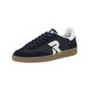 Sneaker RIEKER "Rieker Sneaker Glattleder", Herren, Gr. 46, pazifik, Glattleder, casual, Schuhe