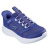 Slip-On Sneaker SKECHERS "GO RUN 400 V2", Kinder, Gr. 35, blau (navy), Textil, sportlich, Schuhe, Freizeitschuh zum Schlupfen, Größenschablone zum Download