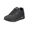 Sneaker SKECHERS "Skechers Sneaker Lederimitat", Damen, Gr. 40, schwarz (schwarz, schwarz), Lederimitat, casual, Schuhe