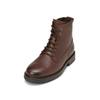 Stiefelette MARC O'POLO "mit Innenzipper", Damen, Gr. 42, braun (cognac), Obermaterial: 100% Leder (Rind), Schuhe