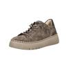 Plateausneaker GABOR "Gabor Sneaker Veloursleder/Textil", Damen, Gr. 40, braun (braun, grau), Veloursleder, Textil, casual, Schuhe
