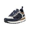 Sneaker BULLBOXER "Bullboxer Sneaker Leder", Herren, Gr. 46, blau (navy), Leder, casual, Schuhe