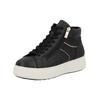 Sneaker RIEKER "Rieker Stiefelette Lederimitat", Damen, Gr. 42, schwarz, Lederimitat, casual, Schuhe