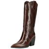 Bikerboots NERO GIARDINI "Nero Giardini Stiefel Leder", Damen, Gr. 38, braun, Leder, casual, Schuhe